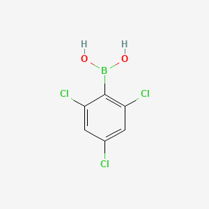 molecular formula C6H4BCl3O2 B1301967 2,4,6-Trichlorophenylboronic acid CAS No. 73852-18-3