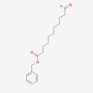 molecular formula C18H26O3 B13019684 Benzyl 11-oxoundecanoate 