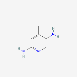 molecular formula C6H9N3 B1301970 2,5-Diamino-4-picoline CAS No. 6909-93-9