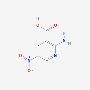 molecular formula C6H5N3O4 B1301972 2-Amino-5-nitronicotinic acid CAS No. 6760-14-1