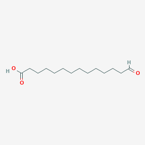 molecular formula C14H26O3 B13019769 14-Oxotetradecanoic acid 
