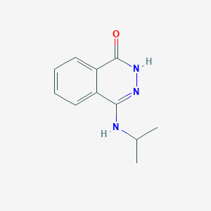 molecular formula C11H13N3O B13019793 4-(Isopropylamino)phthalazin-1-ol 