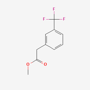 molecular formula C10H9F3O2 B1301981 Methyl 2-(3-(trifluoromethyl)phenyl)acetate CAS No. 62451-84-7