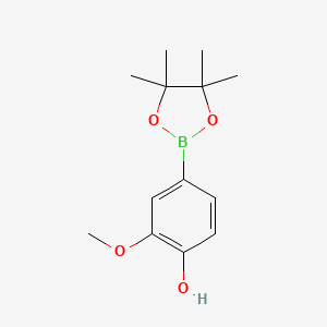 2-Methoxy-4-(4,4,5,5-tetramethyl-1,3,2-dioxaborolan-2-yl)phenol