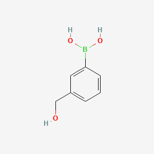molecular formula C7H9BO3 B1301985 (3-Hydroxymethyl)phenylboronic acid CAS No. 87199-15-3