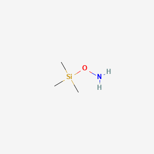 molecular formula C3H11NOSi B1301986 O-(Trimethylsilyl)hydroxylamine CAS No. 22737-36-6