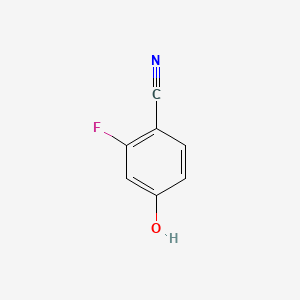 molecular formula C7H4FNO B1301987 2-氟-4-羟基苯甲腈 CAS No. 82380-18-5