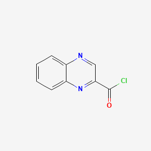 molecular formula C9H5ClN2O B1301988 Quinoxaline-2-carbonyl chloride CAS No. 54745-92-5