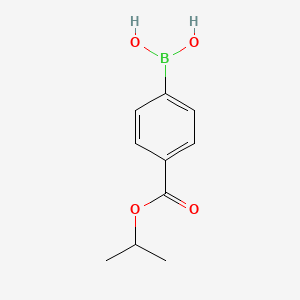 molecular formula C10H13BO4 B1301989 4-Isopropoxycarbonylphenylboronic acid CAS No. 342002-82-8