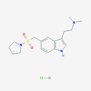 molecular formula C17H26ClN3O2S B130199 Almotriptan Hydrochloride CAS No. 154323-46-3