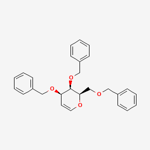 molecular formula C27H28O4 B1301995 三-O-苄基-D-半乳糖醛 CAS No. 80040-79-5