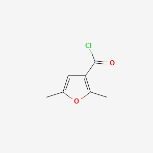 molecular formula C7H7ClO2 B1302000 2,5-二甲基呋喃-3-酰氯 CAS No. 50990-93-7