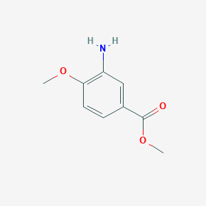 molecular formula C9H11NO3 B1302001 Methyl 3-Amino-4-methoxybenzoate CAS No. 24812-90-6