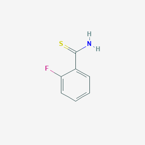 molecular formula C7H6FNS B1302002 2-Fluorothiobenzamide CAS No. 75907-82-3