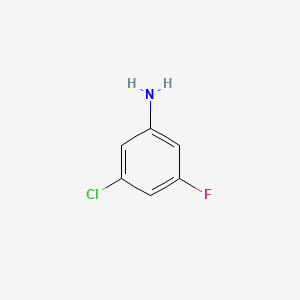 molecular formula C6H5ClFN B1302006 3-氯-5-氟苯胺 CAS No. 4863-91-6