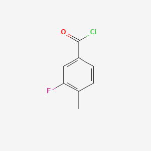 molecular formula C8H6ClFO B1302009 3-Fluoro-4-methylbenzoyl chloride CAS No. 59189-97-8