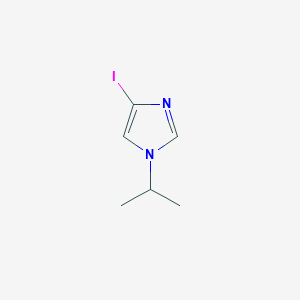 molecular formula C6H9IN2 B13020144 4-Iodo-1-isopropyl-1h-imidazole CAS No. 918643-52-4