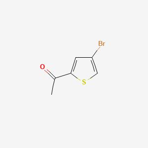 molecular formula C6H5BrOS B1302021 2-Acetyl-4-bromothiophene CAS No. 7209-11-2