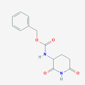 molecular formula C13H14N2O4 B1302031 3-N-Cbz-amino-2,6-Dioxo-piperidine CAS No. 24666-55-5