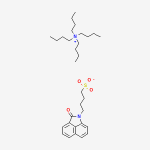 molecular formula C31H50N2O4S B13020404 Tetrabutylammonium 4-(2-oxobenzo[cd]indol-1(2H)-yl)butane-1-sulfonate 