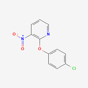 2-(4-Chlorophenoxy)-3-nitropyridine