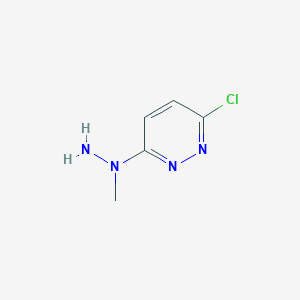 molecular formula C5H7ClN4 B1302051 N-(3-Chloropyridazin-6-yl)-N-methylhydrazine CAS No. 76953-33-8