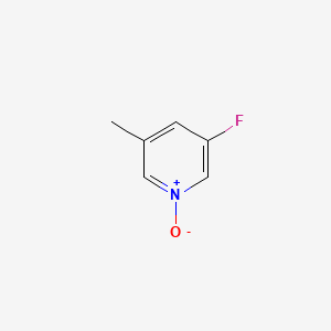 molecular formula C6H6FNO B13020535 3-Fluoro-5-methylpyridine 1-oxide CAS No. 884495-17-4