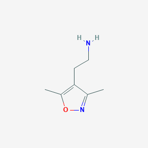 molecular formula C7H12N2O B1302057 2-(3,5-Dimethylisoxazol-4-yl)ethanamine CAS No. 510717-69-8