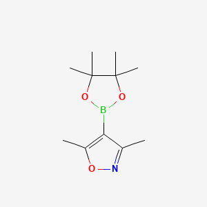 molecular formula C11H18BNO3 B1302064 3,5-Dimethyl-4-(4,4,5,5-tetramethyl-1,3,2-dioxaborolan-2-yl)isoxazole CAS No. 832114-00-8