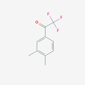 molecular formula C10H9F3O B1302066 3',4'-Dimethyl-2,2,2-trifluoroacetophenone CAS No. 75833-26-0