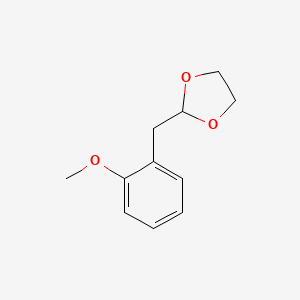 molecular formula C11H14O3 B1302067 2-[(2-Methoxyphenyl)methyl]-1,3-dioxolane CAS No. 842123-92-6