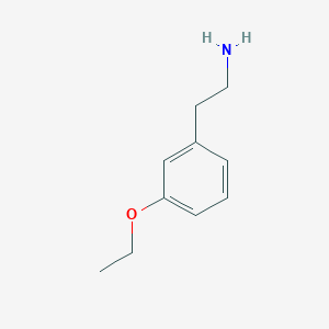 molecular formula C10H15NO B1302073 2-(3-Ethoxyphenyl)ethanamine CAS No. 76935-76-7
