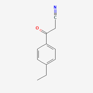 molecular formula C11H11NO B1302075 3-(4-Ethylphenyl)-3-oxopropanenitrile CAS No. 96220-15-4