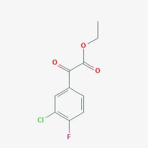 Ethyl 3-chloro-4-fluorobenzoylformate