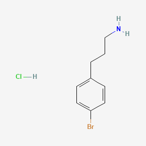 molecular formula C9H13BrClN B13020883 3-(4-Bromophenyl)propan-1-amine hydrochloride 