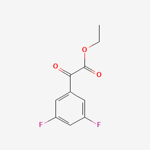 molecular formula C10H8F2O3 B1302089 Ethyl 3,5-difluorobenzoylformate CAS No. 208259-57-8