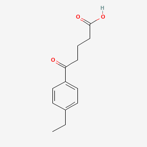 molecular formula C13H16O3 B1302100 5-(4-Ethylphenyl)-5-oxovaleric acid CAS No. 34670-04-7