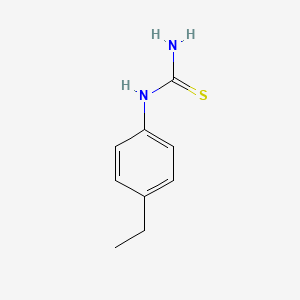 molecular formula C9H12N2S B1302102 (4-Ethylphenyl)thiourea CAS No. 22265-78-7