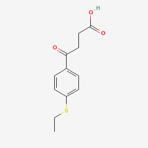 B1302105 4-[4-(Ethylthio)phenyl]-4-oxobutyric acid CAS No. 7028-68-4