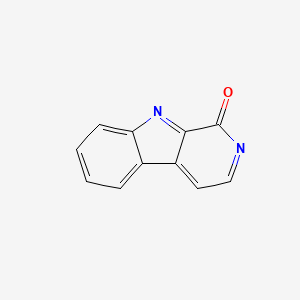 molecular formula C11H6N2O B13021067 1h-Pyrido[3,4-b]indol-1-one 