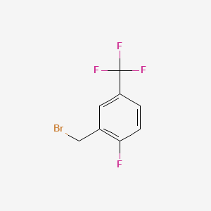 molecular formula C8H5BrF4 B1302108 2-Fluoro-5-(trifluoromethyl)benzyl bromide CAS No. 220239-69-0