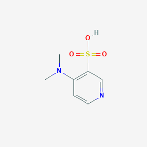 molecular formula C7H10N2O3S B13021198 4-(Dimethylamino)pyridine-3-sulfonic acid 