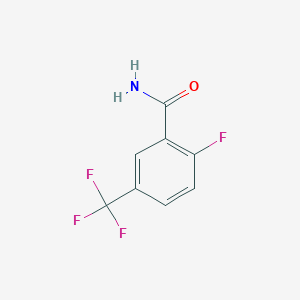 molecular formula C8H5F4NO B1302120 2-氟-5-(三氟甲基)苯甲酰胺 CAS No. 207919-05-9