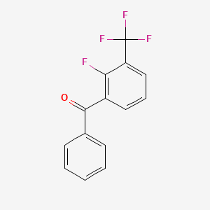 molecular formula C14H8F4O B1302124 2-Fluoro-3-(trifluoromethyl)benzophenone CAS No. 207853-70-1