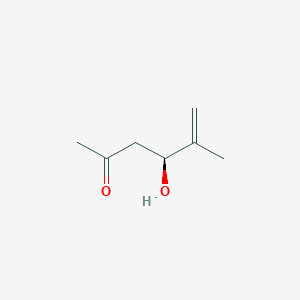molecular formula C7H12O2 B130213 (4S)-4-Hydroxy-5-methylhex-5-en-2-one CAS No. 142896-45-5