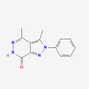 3,4-dimethyl-2-phenyl-2,6-dihydro-7H-pyrazolo[3,4-d]pyridazin-7-one