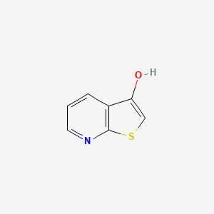 molecular formula C7H5NOS B13021349 Thieno[2,3-b]pyridin-3-ol 