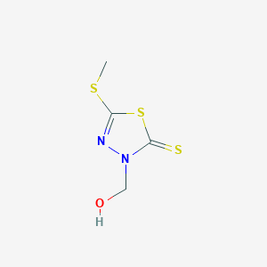 3-(Hydroxymethyl)-5-(methylthio)-1,3,4-thiadiazole-2(3H)-thione