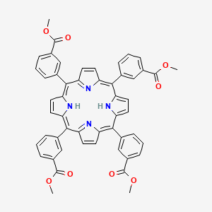 molecular formula C52H38N4O8 B13021461 meso-Tetrakis(m-carbomethoxyphenyl)porphine 