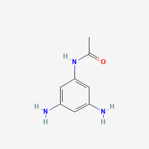 molecular formula C8H11N3O B13021519 N-(3,5-diaminophenyl)acetamide 
